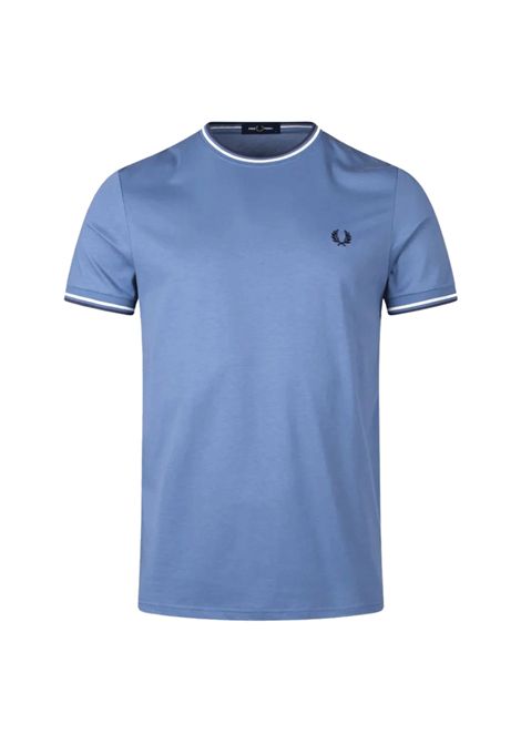 Fred Perry Twin Tipped Tee Blue Men FRED PERRY | T-shirt | M1588V-89A